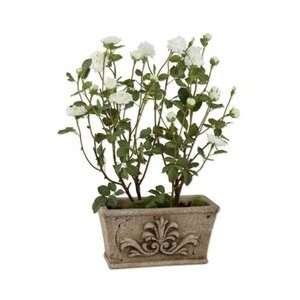  Uttermost White Tea Rose Hedge Faux Flowers: Home 