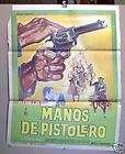 craig hill manos de pistoleros poster in spanish 1sh returns