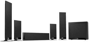 KEF T205 5.1 Channel Home Theater Speaker System 637203207501  