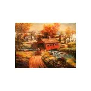  Country Crossing 500 Piece Jigsaw Puzzle by T.C. Chiu 