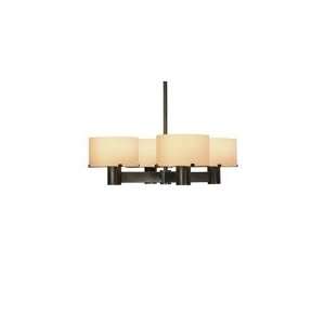 Lillet 4 Light Square Pendant in Black BrassWarm Contemporary by 