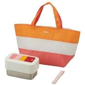  Japanese THERMOS BENTO Fresh Lunch Box & Bag DBH 551W R 