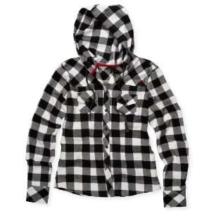 FOX PIKE HOODED FLANNEL WHITE XL:  Sports & Outdoors