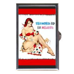  Pin Up Trumped Up In Hearts Coin, Mint or Pill Box Made 