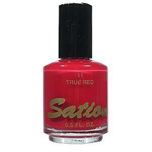    SATION Professional True Red Nail Polish 0.5oz (Color 11) Beauty
