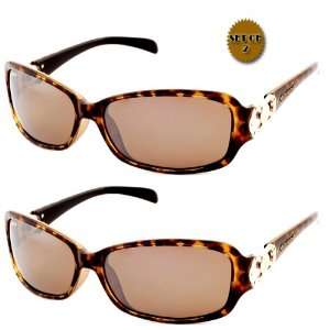  Polaroid Sunglasses   Bellaire Dark Brown Demi   Polarized 
