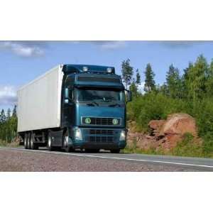  Truck on Highway   Peel and Stick Wall Decal by 