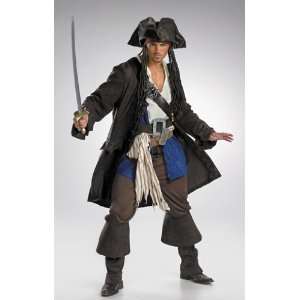  Captain Jack Sparrow Prestige Adult Pirate Costume 