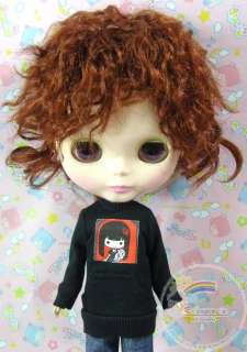 Blythe Wine Brown Wave Hip Hop 10/11 Wig #L034 340C  