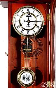 Serpentine Regulator Replica Walnut Wall Clock  