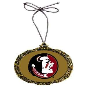  Florida State Seminoles NCAA Gold Classic Logo Holiday 