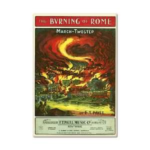  The Burning of Rome E. T. Paull Fridge Magnet: Everything 