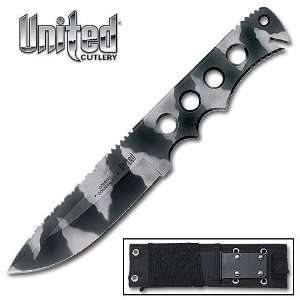    United Cutlery Camo Combat Commander Knife: Sports & Outdoors
