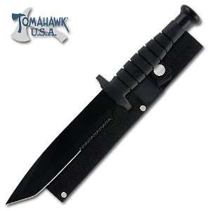    Black Tanto Blade Military Combat Knife & Sheath