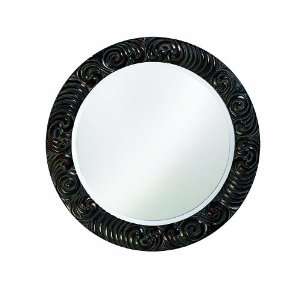  Resin Framed Tribal Round Mirror 32D