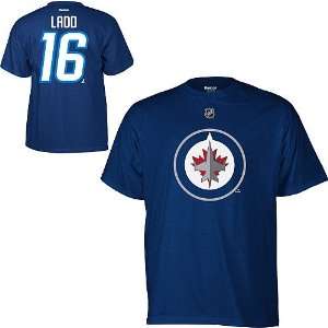  Reebok Winnipeg Jets Andrew Ladd Player Name & Number T 