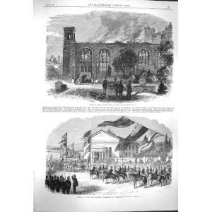  1864 Ruins Chapel Royal Savoy Grahamstown Parliament