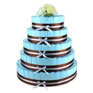  Sky Blue Chocolate Favor Cakes   5 Tiers Party Accessories 