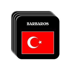  Turkey   BARBAROS Set of 4 Mini Mousepad Coasters 