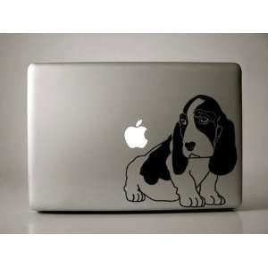 Basset Hound Decal Macbook Apple Laptop