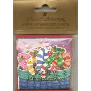  Marcel Schurman Pop Up Mini Christmas Gift Cards   Candy 