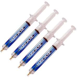 Nurse Jackie Syringe Pen   Set of 4
