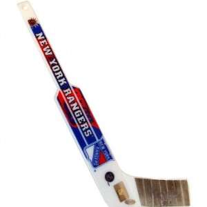   Rangers Autographed Mini Goalie Stick:  Sports & Outdoors