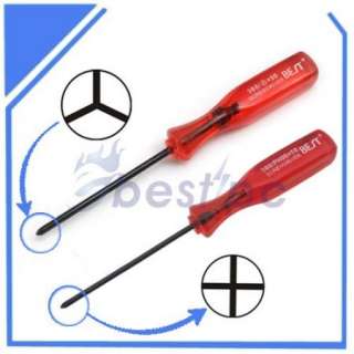 USA 2PCS Triwing+Cross Screwdriver Tool For GBA NDSL NDS DS Wii SONY 