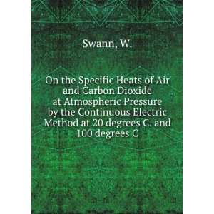  the Specific Heats of Air and Carbon Dioxide at Atmospheric Pressure 
