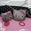 Bling Hellokitty crystal Necklace Ring Set NEW  