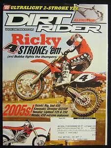 DIRT RIDER Magazine August 2004 KTM 200 E/XC  