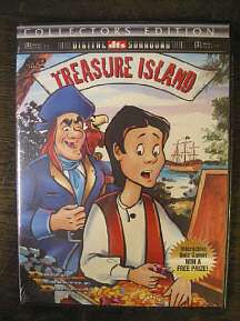 Treasure Island Childrens Animated DVD Movie New  