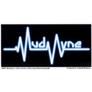  Mudvayne   Heartbeat Logo on Black   Sticker / Decal 