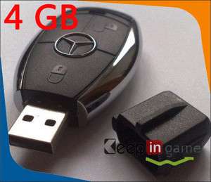 Cool 4GB Car Key USB 2.0 Flash Memory Stick Drive Pen Mercedes Benz 