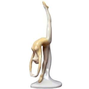  Grand Battement En Avant Gymnastics Porcelain Sculpture 