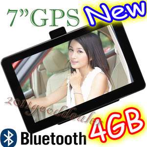 HD Car GPS Navigation System 4GB 128RAM Bluetooth AV IN WinCE6.0 Mp3 
