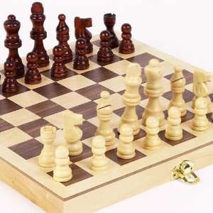  Union Square Park Folding Wooden Chess Set: Toys & Games