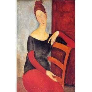   Portrait of Jeanne Hebuterne, 28 x 42 (71cm x 107cm), 100% Hand