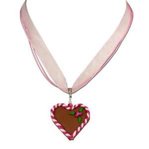   pink)   Traditional Bavarian Oktoberfest Necklace for Dirndl Jewelry