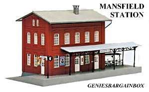 HO Scale Train MANSFIELD STATION Kit gbb ihc Model Power New in Sealed 