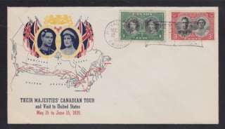 Cover franked with 3c and 1c Royal Visit issues, tied by ROYAL TRAIN 