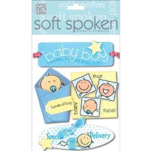  Soft Spoken Themed Embellishments: Baby Boy 2: Home 