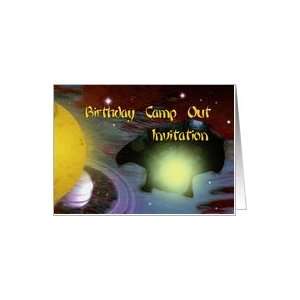   Camp Out   Birthday Party ~ Spaceship / Celestial Card Toys & Games