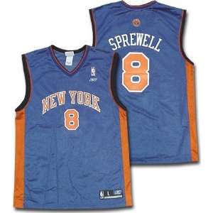  Latrell Sprewell Reebok Replica Adult New York Knicks 