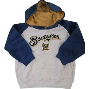  Milwaukee Brewers Toddler Hooded Pullover Sweatshirt 