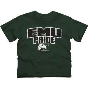 Eastern Michigan Eagles Youth State Pride T Shirt   Green  