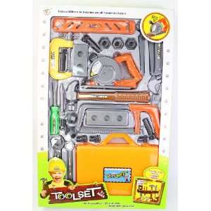  Childrens Deluxe Tool Set Construction Set Great Quality 