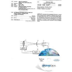   CD for AUTOMATIC FOCUSING MEANS USING AN ANALOG SIGNAL CORRELATOR