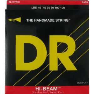 DR Strings Bass   Hi Beamâ¢ Tite Fit Stainless Steel Lite 5s, .040 