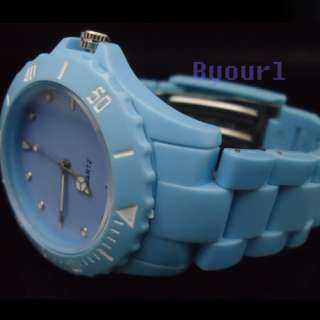 New Plastic Sports Watch New Bright Fashion Toy Style  